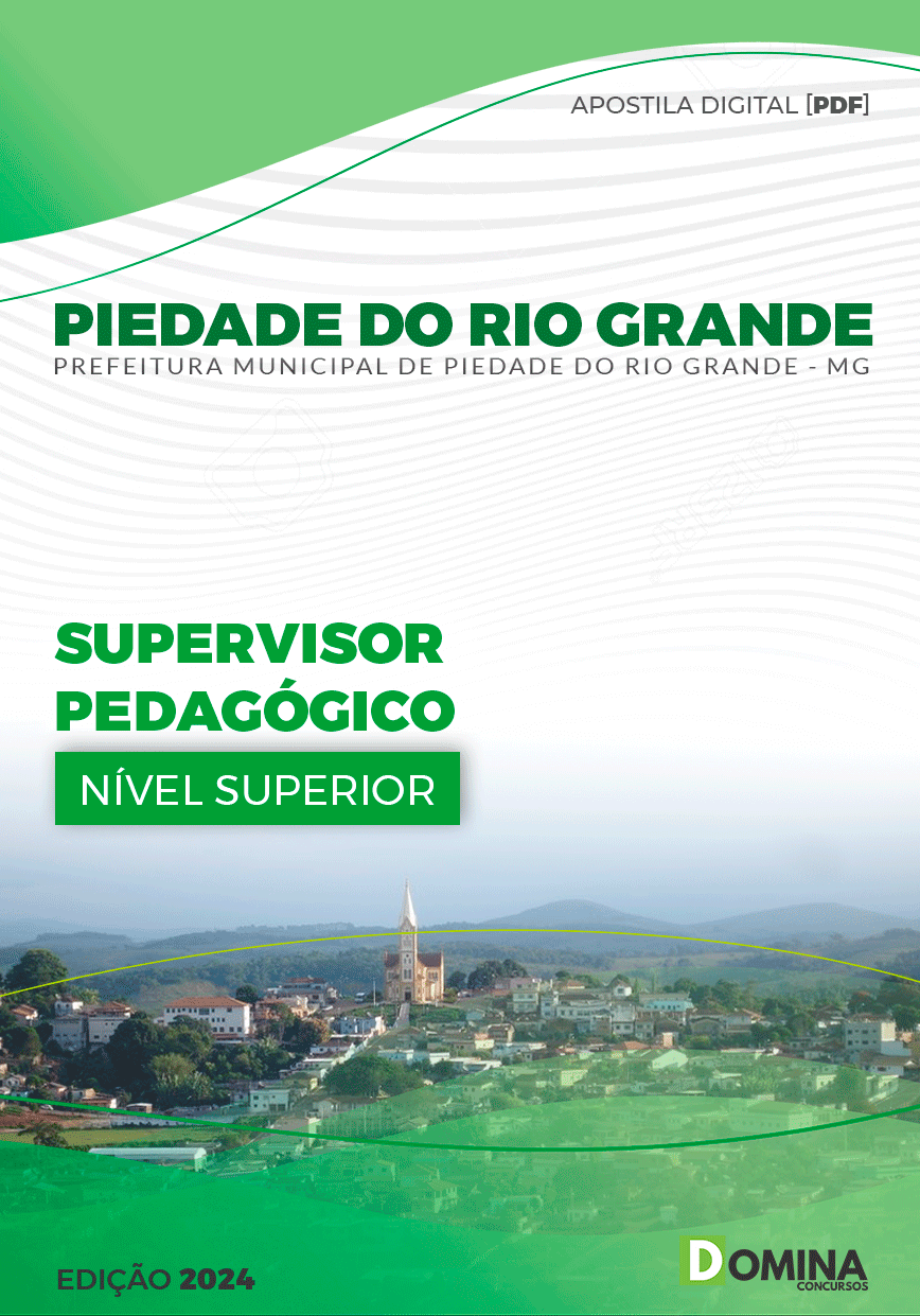 Apostila Supervisor Pedagógico Piedade do Rio Grande MG 2024