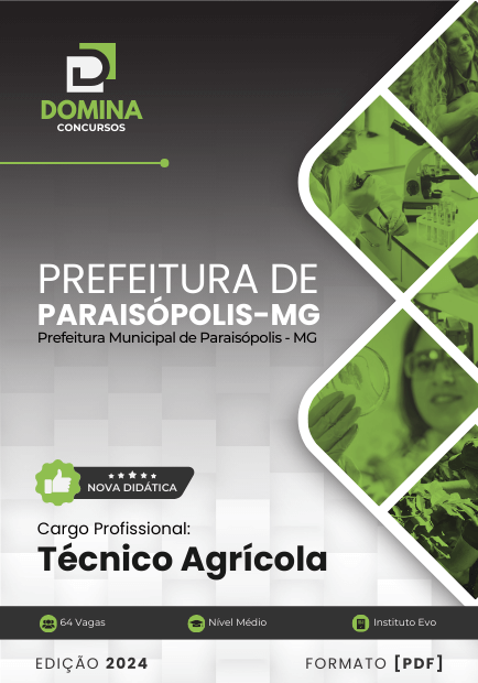 Apostila Técnico Agrícola Paraisópolis MG 2024