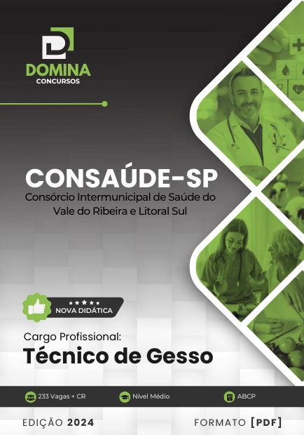 Apostila Técnico de Gesso Consaúde SP 2024