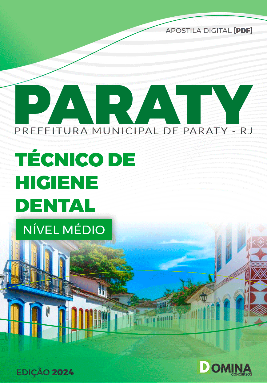 Apostila Técnico de Higiene Dental Paraty RJ 2024