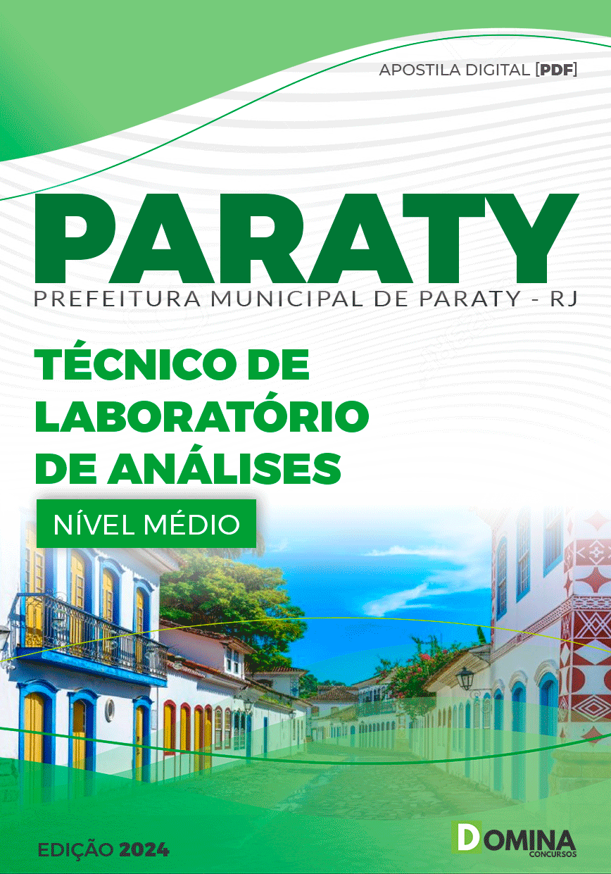 Apostila Técnico de Laboratório de Análises Paraty RJ 2024