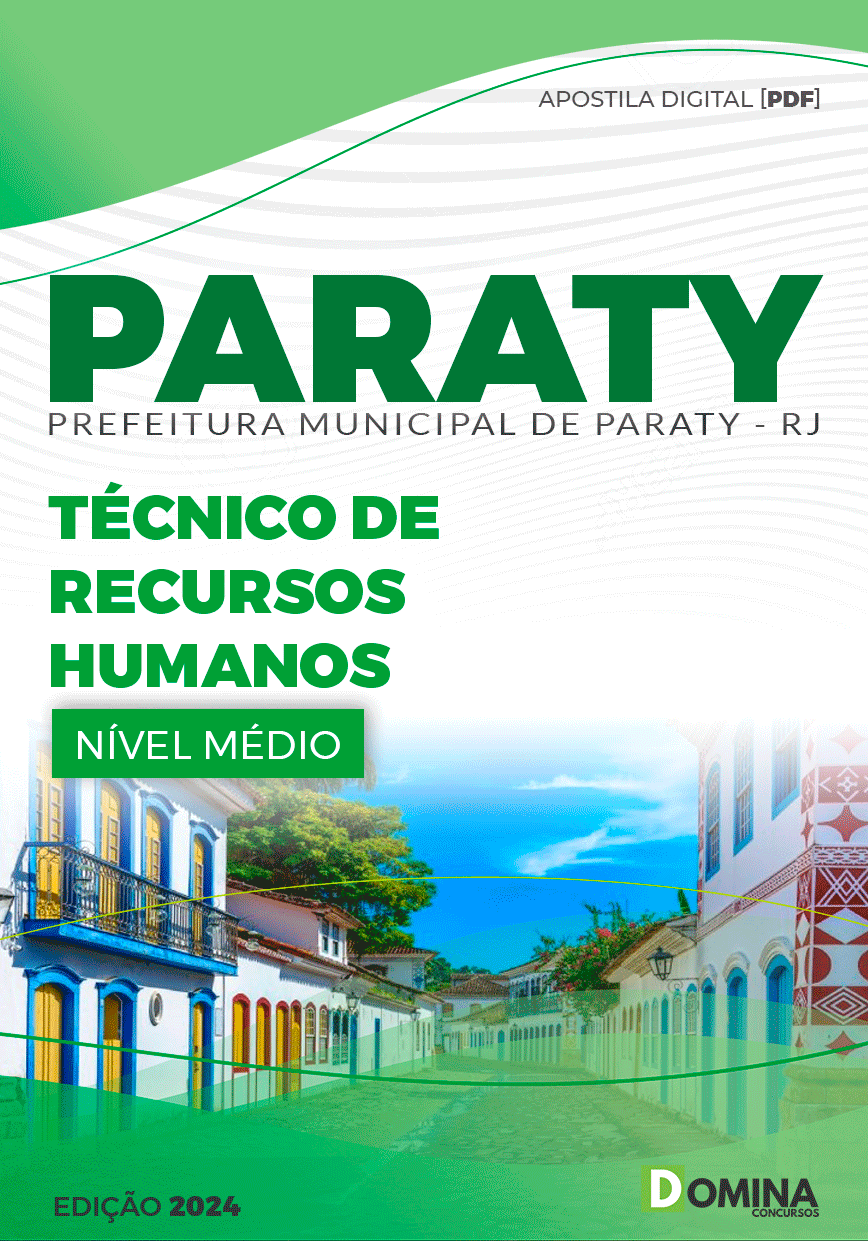 Apostila Técnico de Recursos Humanos Paraty RJ 2024