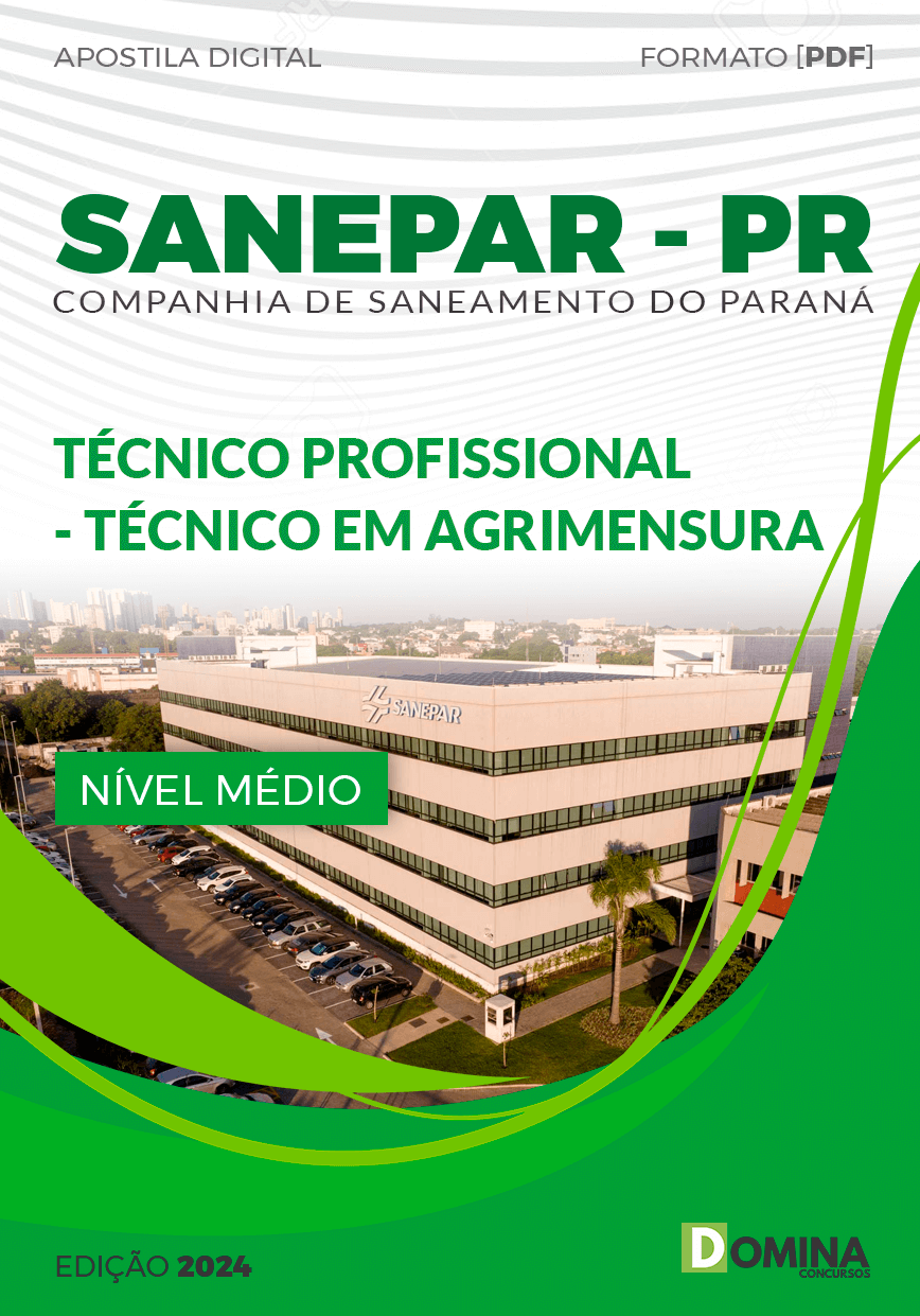 Apostila Técnico em Agrimensura SANEPAR 2024