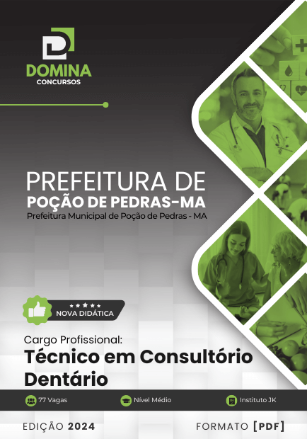 Apostila Téc Consultório Dentário Prefeitura Poção Pedras 2024