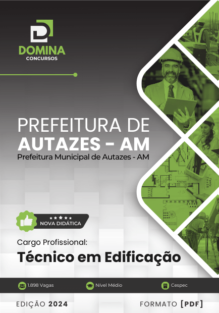 Apostila Técnico em Edificação Autazes AM 2024