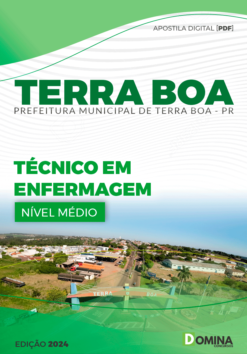 Apostila Técnico em Enfermagem Terra Boa PR 2024