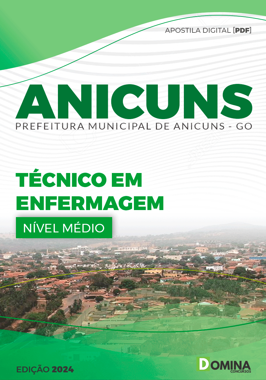 Apostila Técnico em Enfermagem Anicuns GO 2024