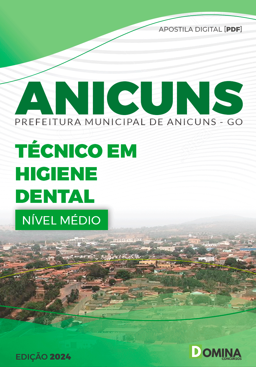 Apostila Técnico em Higiene Dental Anicuns GO 2024