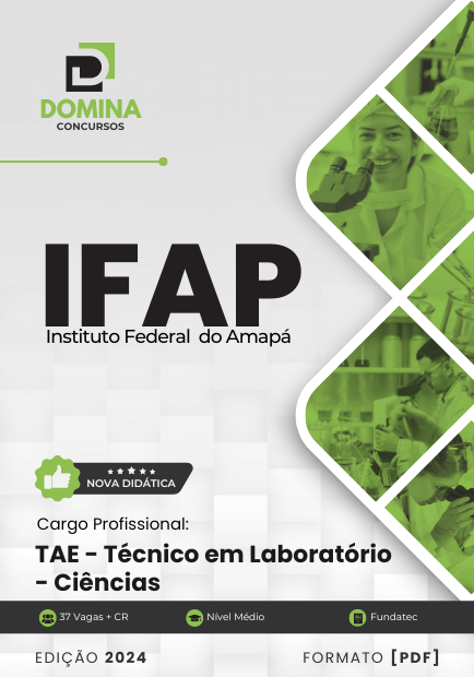 Apostila Concurso IFAP 2024 Técnico Laboratório Ciências