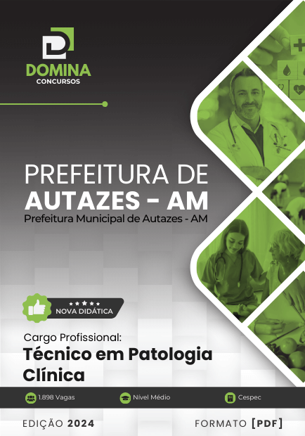 Apostila Técnico em Patologia Clínica Autazes AM 2024