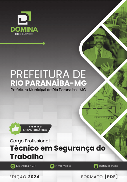 Apostila Técnico Segurança do Trabalho Rio Paranaíba MG 2024