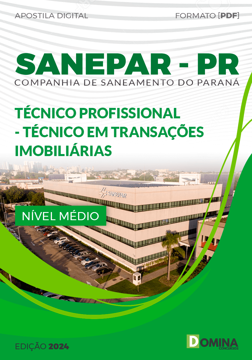 Apostila Técnico em Transações Imobiliárias SANEPAR 2024