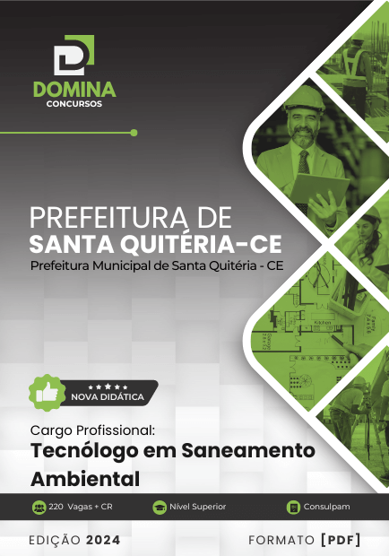 Apostila Tecnólogo Saneamento Ambiental Santa Quitéria CE 2024