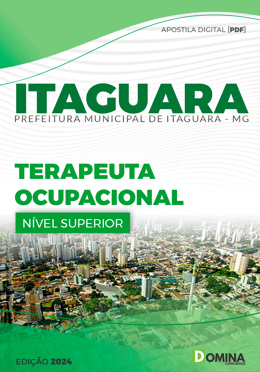 Apostila Terapeuta Ocupacional Prefeitura Itaguara MG 2024