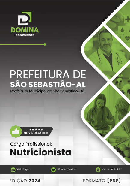 Apostila Nutricionista São Sebastião AL 2024