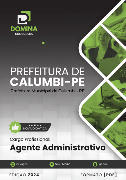 Apostila Agente Administrativo Calumbi PE 2024