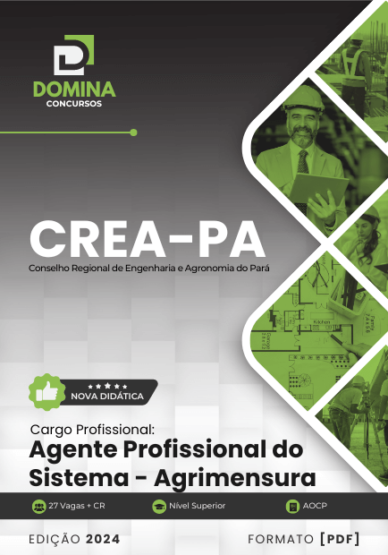 Apostila CREA PA 2024 Agente Profissional Agrimensura