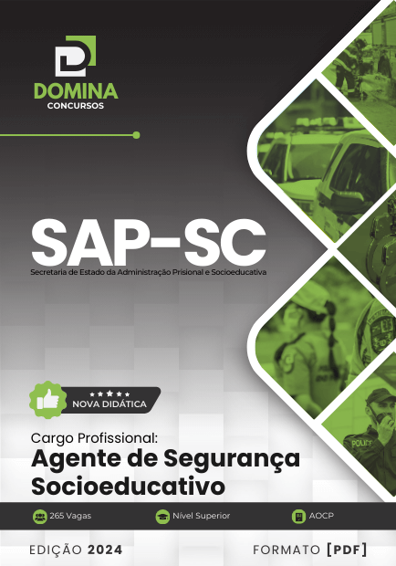 Apostila Agente de Segurança Socioeducativo SAP SC 2024