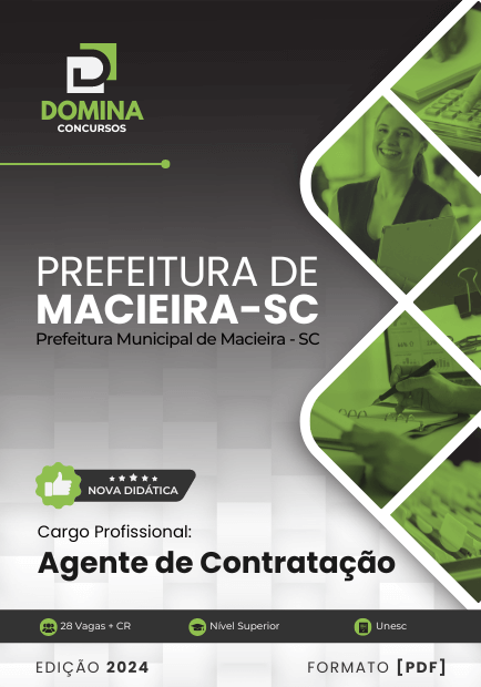 Apostila Agente de Contratação Macieira SC 2024