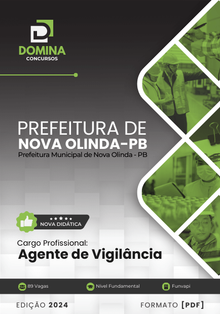 Apostila Agente de Vigilância Nova Olinda PB 2024