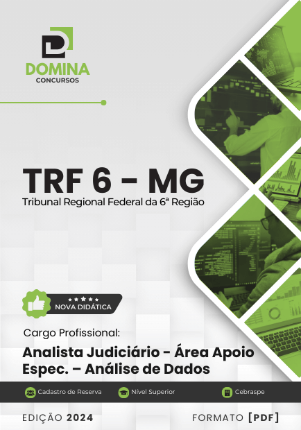 Apostila Analista Judiciário Análise de Dados TRF 6 2024