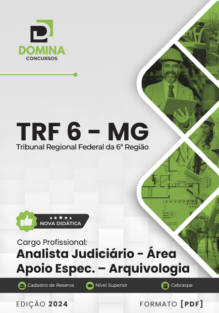 Apostila Analista Judiciário Arquivologia TRF 6 2024