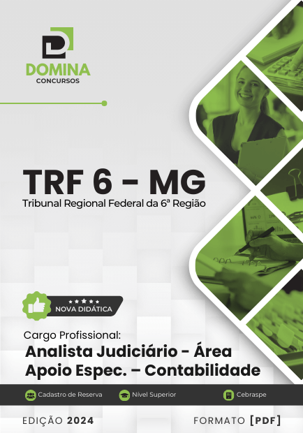 Apostila Analista Judiciário Contabilidade TRF 6 2024