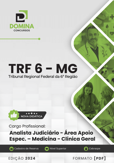 Apostila Analista Judiciário Médico Clínico Geral TRF 6 2024