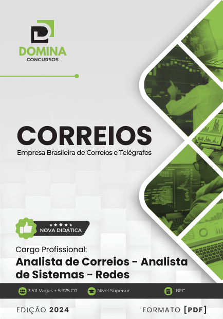 Apostila Analista Sistema Redes CORREIOS 2024