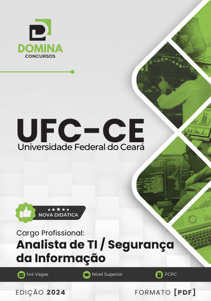 Apostila Analista TI Segurança da Informação UFC CE 2024