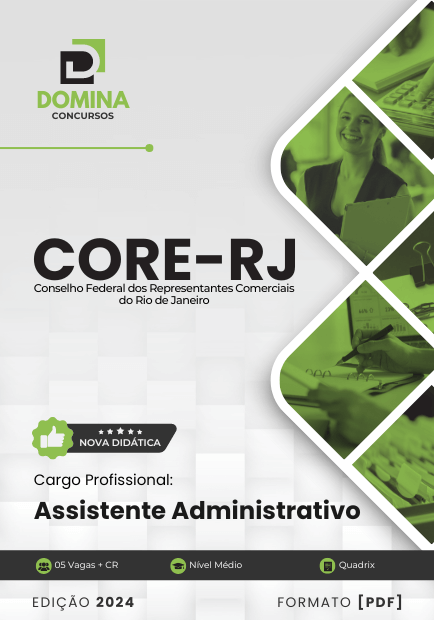 Apostila Assistente Administrativo CORE RJ 2024