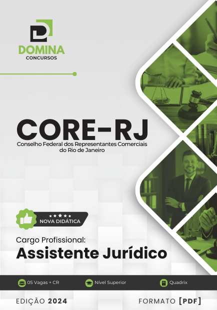 Apostila Assistente Jurídico CORE RJ 2024