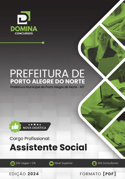 Apostila Assistente Social Porto Alegre do Norte MT 2024