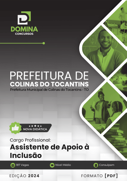 Apostila Assistente Apoio à Inclusão Colinas do Tocantins TO 2024