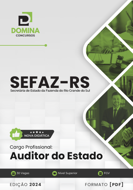 Apostila Auditor do Estado SEFAZ RS 2024