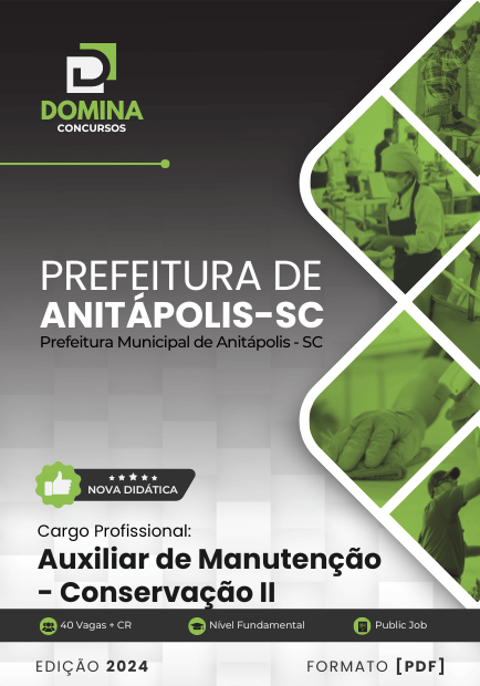 Apostila Auxiliar de Manutenção Anitápolis SC 2024