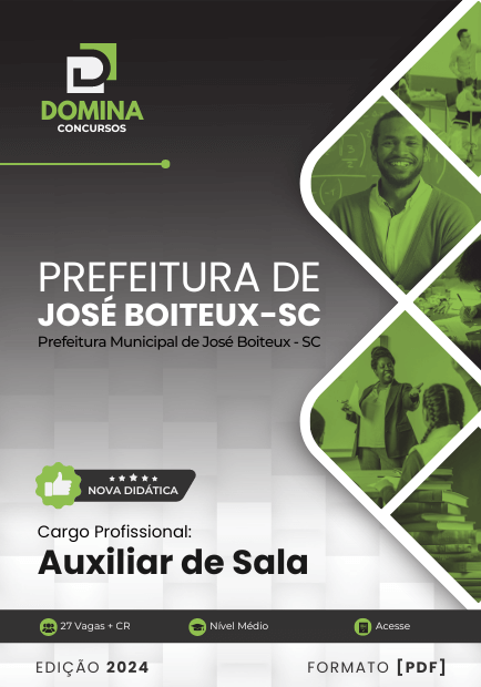 Apostila Auxiliar de Sala José Boiteux SC 2024