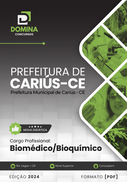 Apostila Biomédico Cariús CE 2024