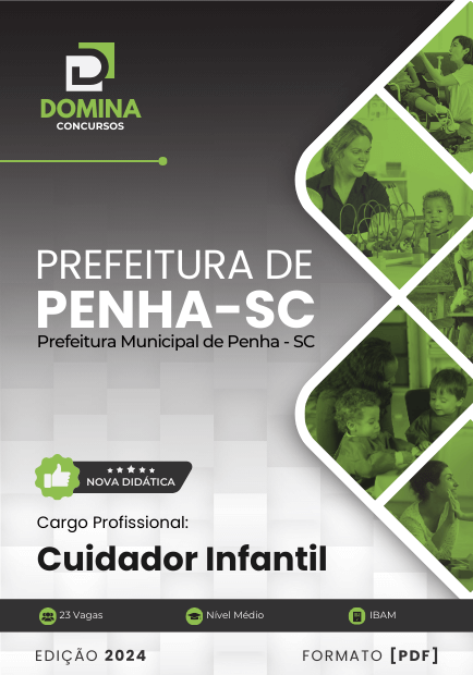 Apostila Cuidador Infantil Penha SC 2024