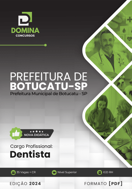 Apostila Dentista Botucatu SP 2024