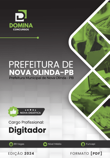 Apostila Digitador Nova Olinda PB 2024