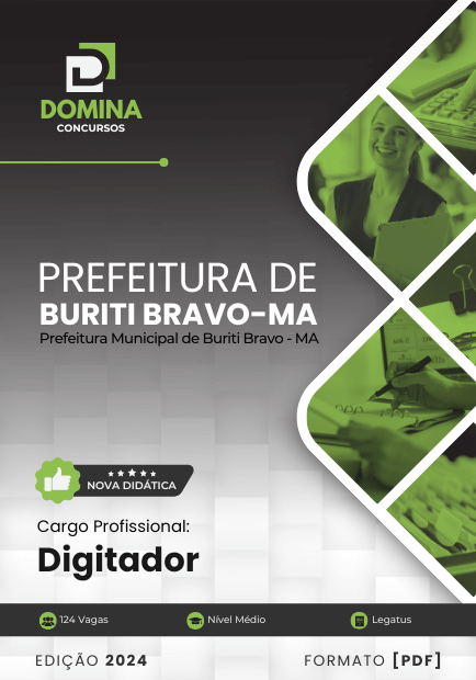 Apostila Digitador Buriti Bravo MA 2024