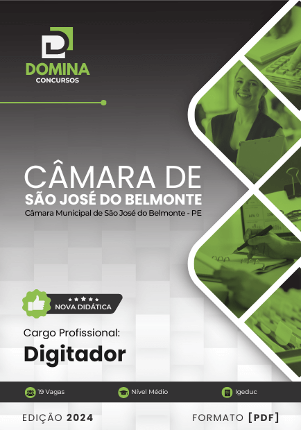 Apostila Digitador Câmara São José Belmonte PE 2024