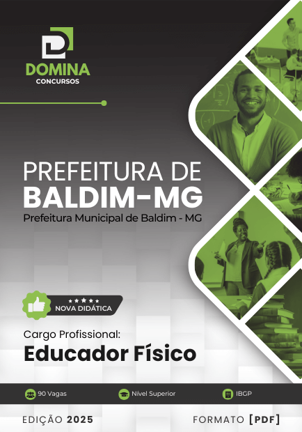 Apostila Educador Físico Baldim MG 2025