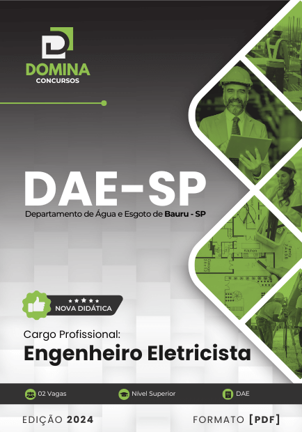 Apostila Engenheiro Eletricista DAE Bauru SP 2024