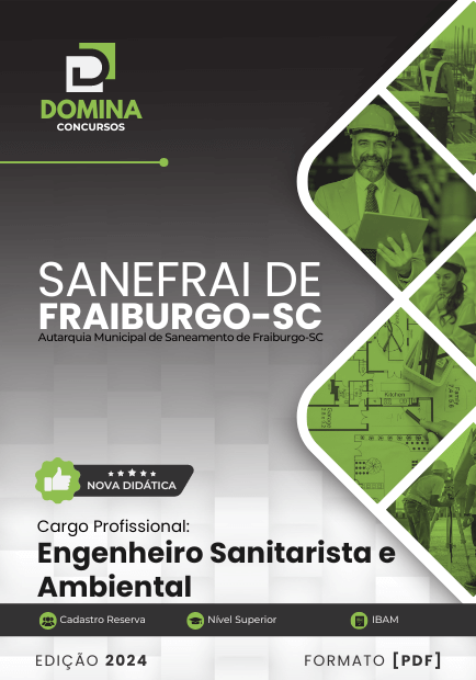 Apostila Engenheiro Sanitarista SANEFRAI Fraiburgo SC 2024