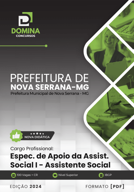 Apostila Assistente Social Nova Serrana MG 2024