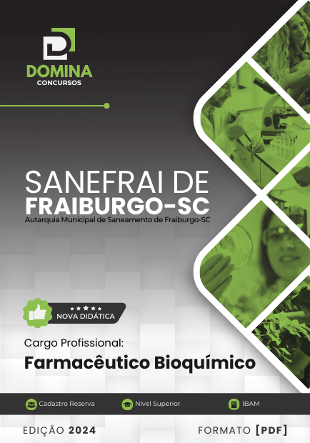 Apostila Farmacêutico SANEFRAI Fraiburgo SC 2024