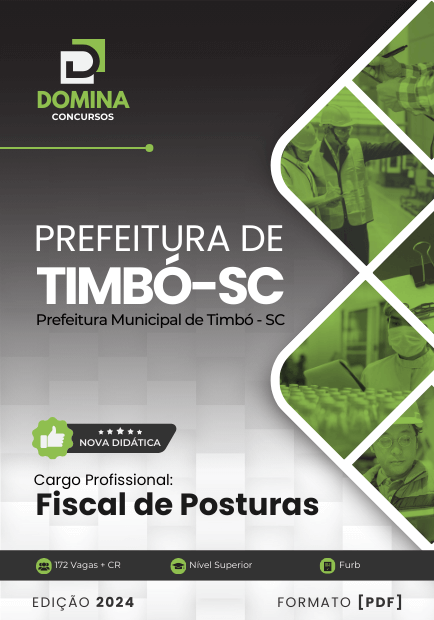 Apostila Fiscal de Posturas Timbó SC 2024