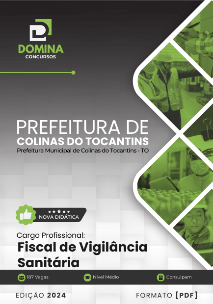 Apostila Fiscal Vigilância Sanitária Colinas do Tocantins TO 2024